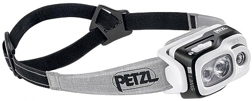PETZL - Stirnlampe SWIFT RL - Unisex, Schwarz, Einheitsgröße, Wiederaufladbar von PETZL