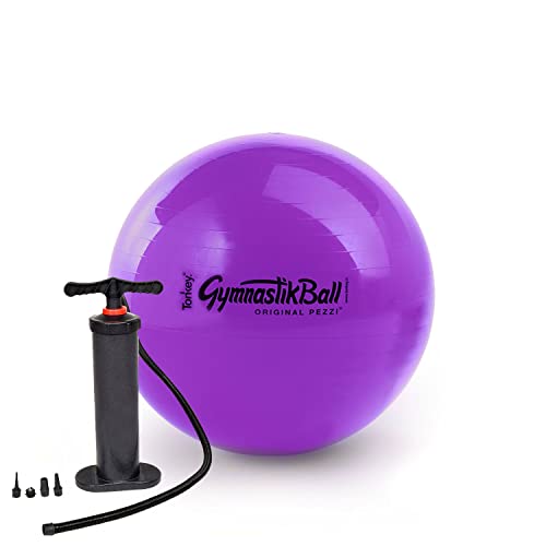 Original Pezzi® Gymnastikball STANDARD 53 cm violett mit Doppelhubpumpe von PEZZI