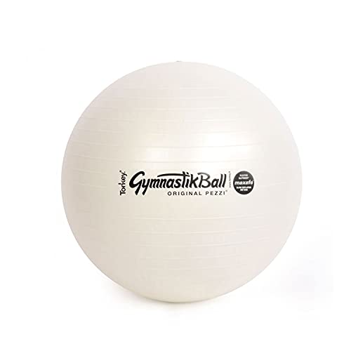 PEZZI Original Gymnastikball MAXAFE pearlwhite 65 cm Sitzball von PEZZI