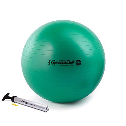 PEZZI Ball Maxafe 65 cm grün inkl. Original Pezziball-Pumpe Gymnastikball Sitzball von PEZZI