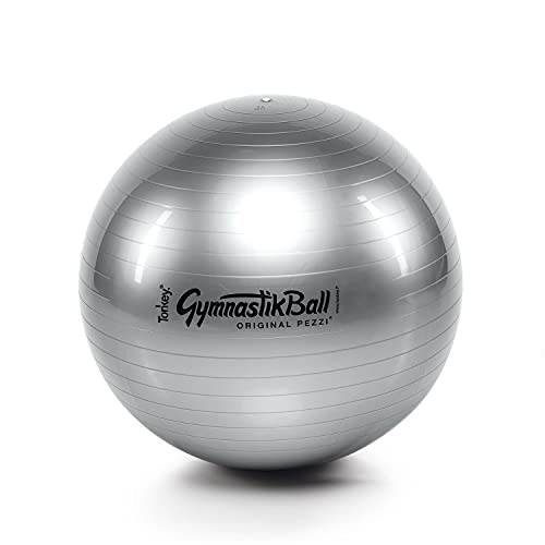 Original Pezzi Ball STANDARD 65 cm silber Gymnastikball Sitzball Training von PEZZI