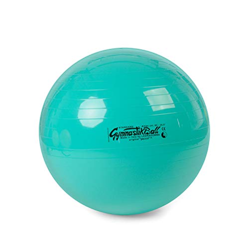 Pezziball Gymnastikball 65 cm grün inkl. Original Pezzi Ballpumpe und Übungsanleitung von Pezzi
