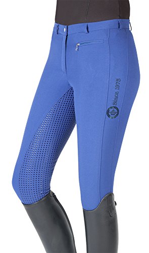 PFIFF 102235 Damen Reithose -Yasmin- mit Silikon-Grip Besatz, Mittelblau 48 von PFIFF