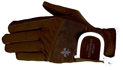 PFIFF Damen 101660 Damenreithandschuhe Handschuhe, Braun, XL von PFIFF