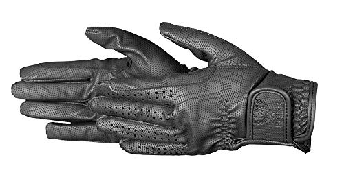 PFIFF Damen Kunstlederreithandschuhe Handschuhe, schwarz, XL von PFIFF