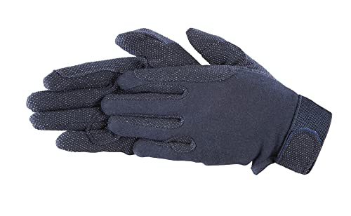 Pfiff 011318 Unisex Handschuhe Baumwolle , Reithandschuhe, blau (Blau), M von PFIFF