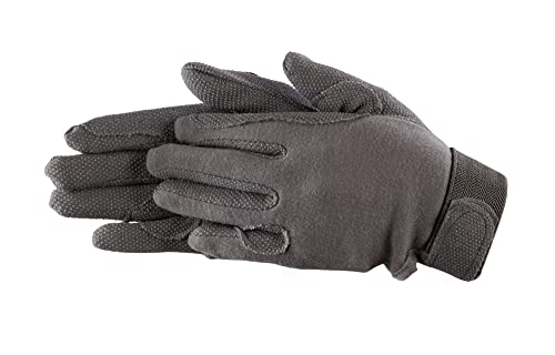 Pfiff 011318 Unisex Handschuhe Baumwolle , Reithandschuhe, grau (Grau), L von PFIFF