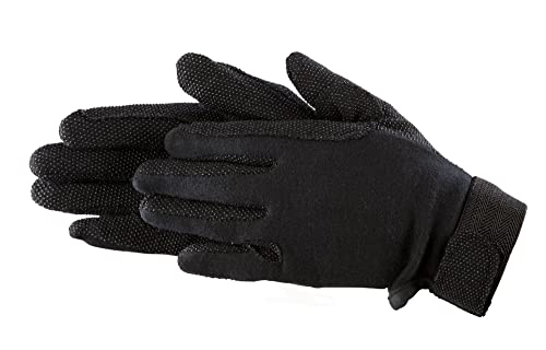 Pfiff 011318 Unisex Handschuhe Baumwolle , Reithandschuhe, schwarz (Schwarz), XL von PFIFF