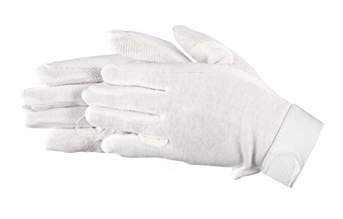 Pfiff 011318 Unisex Handschuhe Baumwolle , Reithandschuhe, weiß (Weiss), XXL von PFIFF