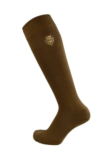 Pfiff 100322 Unisex-Reitstrumpf, kariert Socke- Gr. 34, Brown von PFIFF