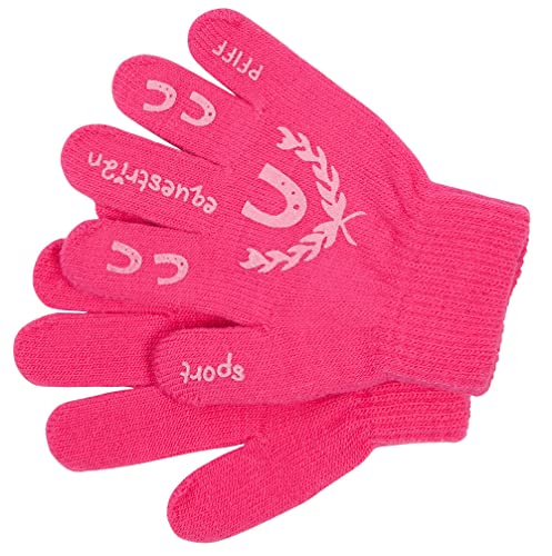 Pfiff 101583 Kinder Handschuhe mit Print, Winterhandschuhe, Universalgröße, Pink / Rosa von PFIFF