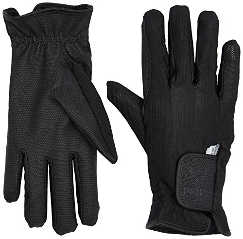 Pfiff 101600 Damen Reithandschuhe, Damenhandschuhe Handschuhe, Schwarz XS von PFIFF