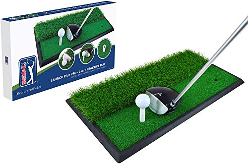 PGA Tour Unisex – Erwachsene, Blau Launchpad Pro 2-in-1 Trainingsmatte, Einheitsgröße von PGA Tour