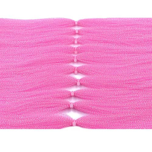 10-Pakete Kristall Flash Line für Fliegenfischen Fliegen Binden Materialien Trockene Fliegen (3-Pink-10Packs) von PHECDA PROFLY