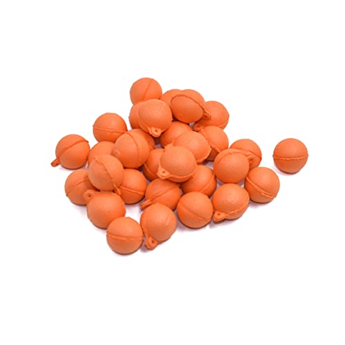 PHECDA PROFLY 30 Stücke 12mm Karpfen Angelköder Boilies Eier schwimmende Kugel /5 Verschiedene Aromen Künstliche Karpfen (Orange-Süßkartoffel-12mm-30pcs) von PHECDA PROFLY