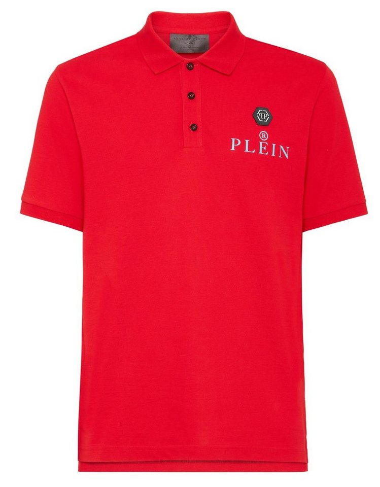 PHILIPP PLEIN Poloshirt PHILIPP PLEIN Polo Shirt Polohemd SS Patch Logo Hemd Polohemd T-shirt von PHILIPP PLEIN