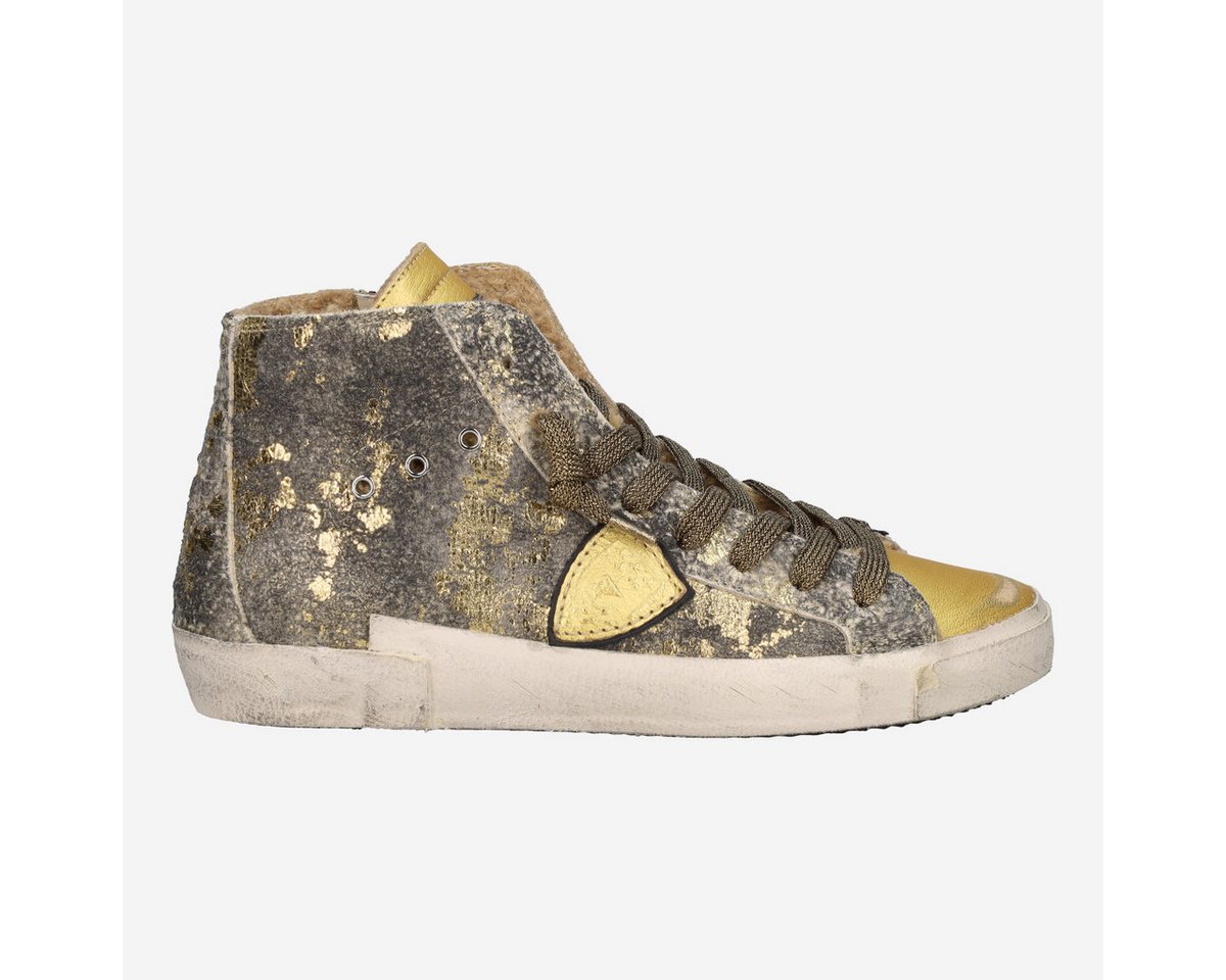 PHILIPPE MODEL Philippe Model PRSX HIGH, Sneaker in Gold für Damen Sneaker von PHILIPPE MODEL