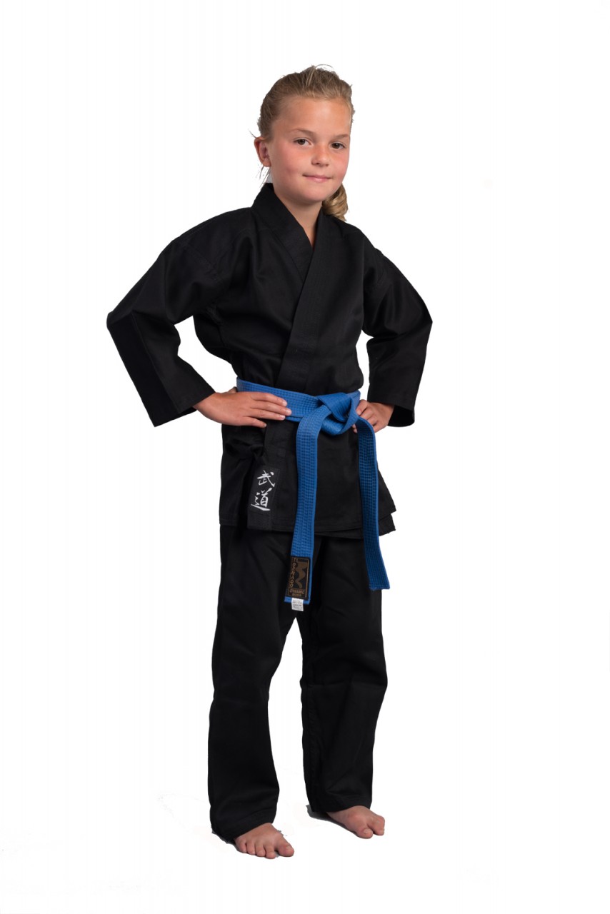 Phoenix Karate-Anzug schwarz STANDARD EDITION KINDER von PHOENIX