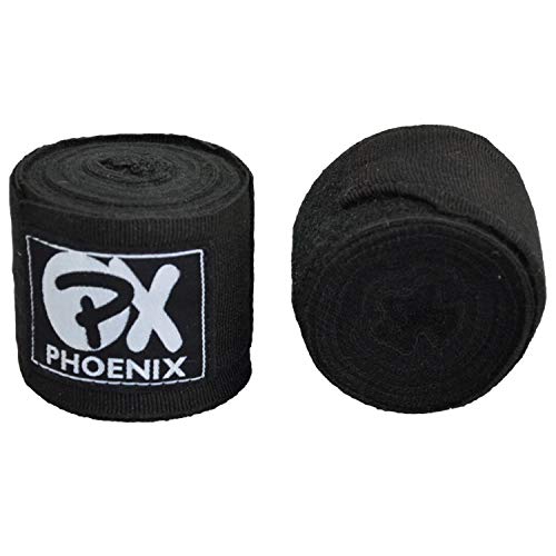 Phoenix PX Boxbandagen Länge 250 cm Box Bandagen schwarz von PHOENIX