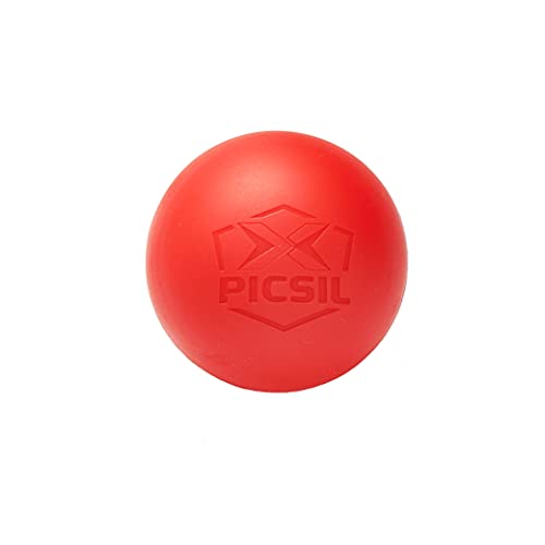 PICSIL Lacrosse Ball Unisex für Männer und Frauen Massageball zur Massage von Punkten und Aktivierung von Druckballon oder Gummiball für Rehabilitationsübungen oder Pilates Yoga von PICSIL