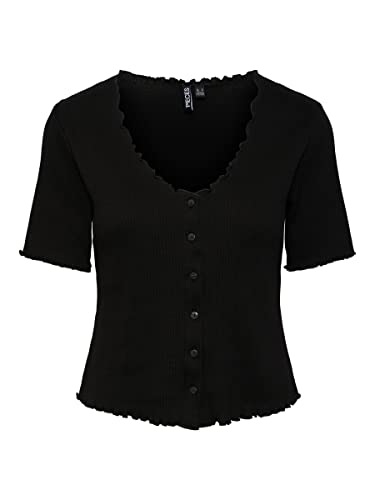 PIECES Damen Pcnukisa Noos Bc Cardigan, Schwarz, XL EU von PIECES