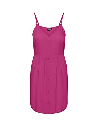 PIECES Damen Pctala Slip Dress Noos Bc Kleid, Beetroot Purple, S EU von PIECES