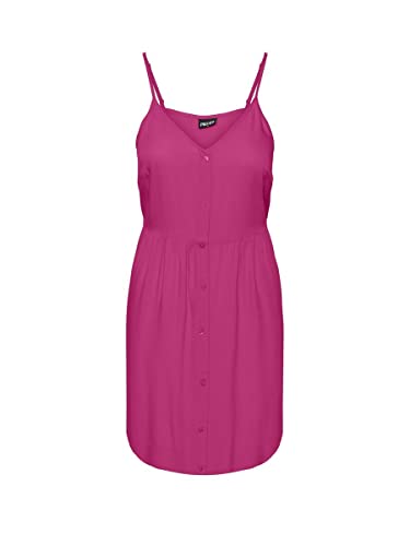 PIECES Damen Pctala Slip Dress Noos Bc Kleid, Beetroot Purple, XS EU von PIECES