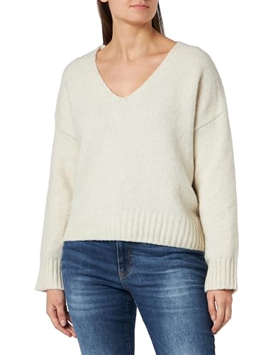 PIECES PCNANCY LS Reversible Vneck Knit NOOS BC von PIECES