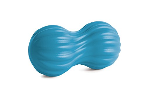 PINOFIT Faszien-Duoball Wave - Faszienball f?r Massage & Regeneration der Muskeln in Nacken und R?cken - Massageball (Azur) von PINOFIT