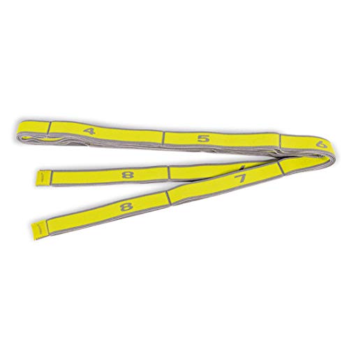 PINOFIT Stretch Band XL - Extralanges Gymnastikband mit Schlaufen - Widerstandsband - Fitnessband - Therapieband - Stretch Loop (Yellow - leicht) von PINOFIT