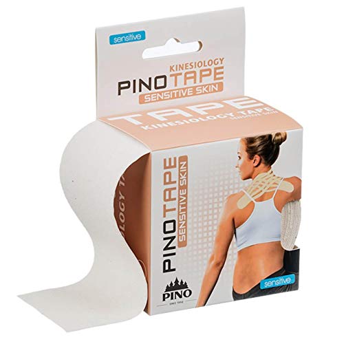 PINOTAPE Pinotape Pro Therapy - das Original Kinesiktape, Baumwolle, verschiedene Farben und Designs, 5 cm x 5m, besonders hautfreundlich, Kinesik, ein Tape für die Physiotherapie, Sensitiv / Ungefähr von PINOTAPE