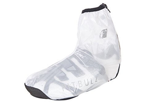 Pitbull Trap Fahrrad Schuhcover Transparent M (40-42) Überschuhe Cover Sock Wind- Wasserfest von PITBULL