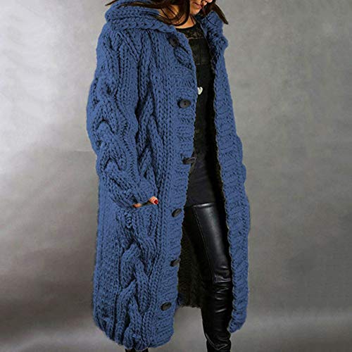 Damen Cardigan Plus Größe Sweater Fashion Coat Casual Tops Damen Cardigans Langarm Plüsch Mantel Top Sweater Cardigans von PKYGXZ