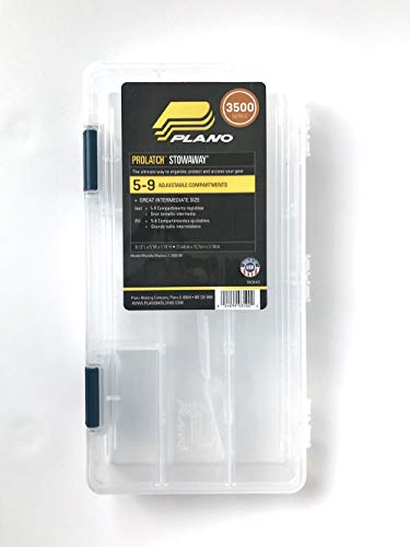 Plano Tackle Boxen, 4 Packungen mit 3500 Prolatch Aufbewahrungsboxen, Angelzubehör, blau von PLANO