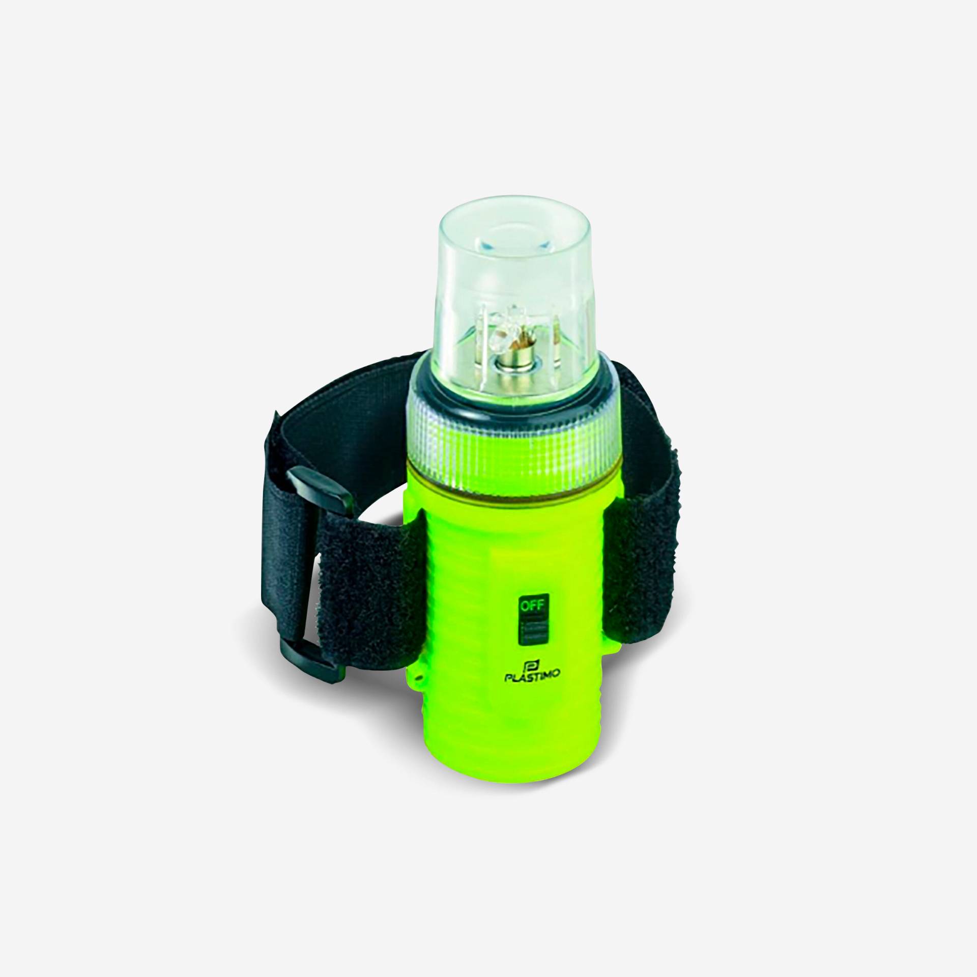 Lampe Flash 4 LED-Blitzlicht schwimmend neongelb von PLASTIMO