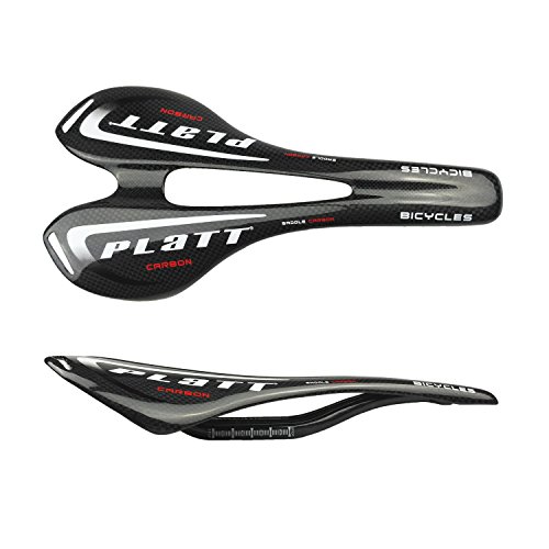 PLATT Carbon Sattel Rennradsättel leicht Fahrrad Sattel Sportsattel für Rennrad und MTB von PLATT