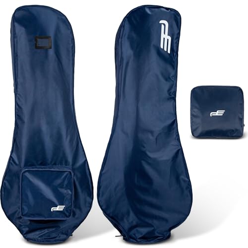 PLAYEAGLE Golftaschen-Regenschutz, 300D PVC, wasserdichte Abdeckung für Golfschlägertasche, Durabale, leicht und einfach zu manövrieren (Marineblau) von PLAYEAGLE
