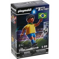 PLAYMOBIL® Brasilien Fußballspieler mit Torwand 71131 von PLAYMOBIL