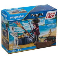 PLAYMOBIL® Pirat mit Ruderboot und Schatzinsel 71254 von PLAYMOBIL