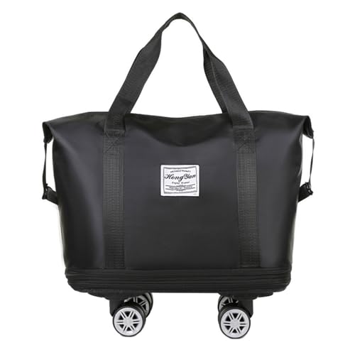 Einkaufstasche, faltbar, Einkaufswagentasche, abnehmbares Rad, Trolley, Gepäckaufbewahrung, Gepäcktasche mit Rädern von PLCPDM