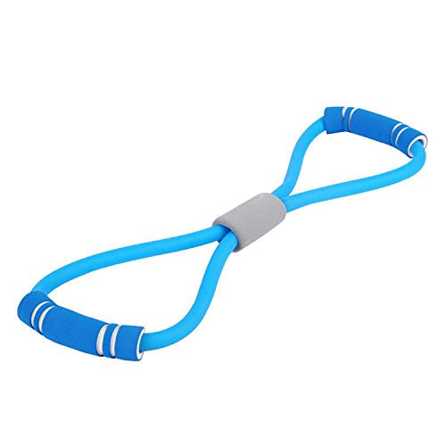 PLOT Latex Resistance Bands Fitnessband Trainingsgeräte Elastische Bänder Brustmuskeltraining Übungsbänder Widerstandsbänder Yoga Bands Stretchband (Blau) von PLOT
