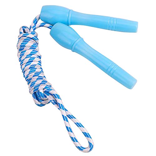 Springseil aus Kunststoff Kinder Damen Herren Erwachsene Sport Speed Rope Verstellbares Speed Rope Seilspringen Schnelles Geschwindigkeits-Springseil Für Ausdauertraining-Fitness-Workouts (Blau) von PLOT
