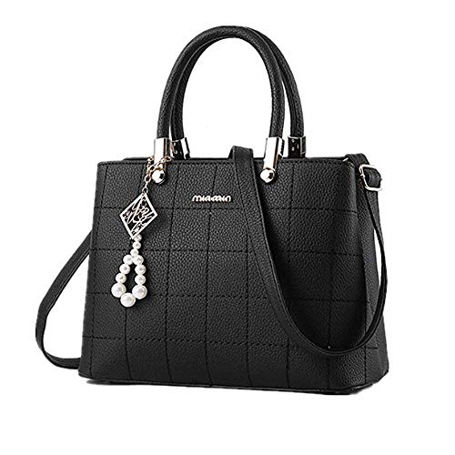 Handtasche klein kleine Handtasche Damen Damenhandtaschen Umhängetaschen Handtaschen für Frauen stilvoll Black von PLUS PO