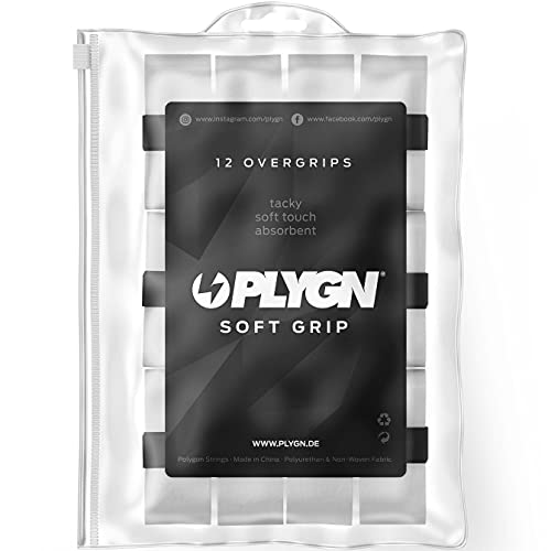 PLYGN Griffband Soft Grip/rutschfest/Schweißabsorbierend/Weich/Overgrip/Tennis / 1100 x 27mm / PU + Non-Woven Fabric von PLYGN