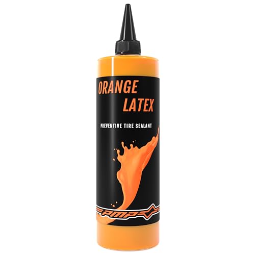 PMP Orange Latex - Tubeless Reifendichtmittel Pannenschutzflüssigkeit für schlauchlose MTB- und Rennrad. Ihre Pannenversicherung. 500 ml Flasche von PMP