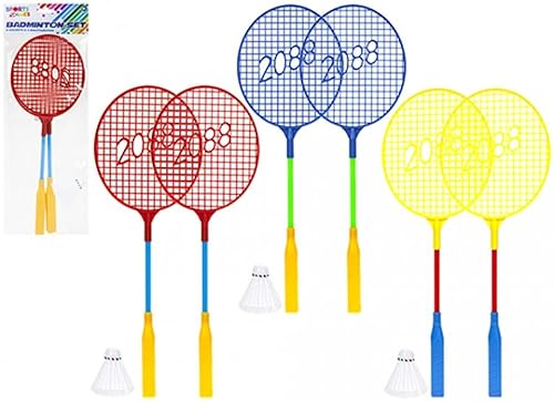 PMS Badminton-Set mit 5,1 x 45,7 cm Schläger und Federball von PMS