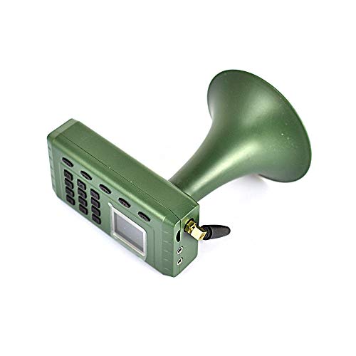 PNI Anrufer für die Jagd 380 mit Fernbedienung, 1800-mAh-Batterie, 120-dB-Lautsprecher, 110 Vogel-und Tiergeräuschen, 256 MB Micro-SD-Karte, grün von PNI