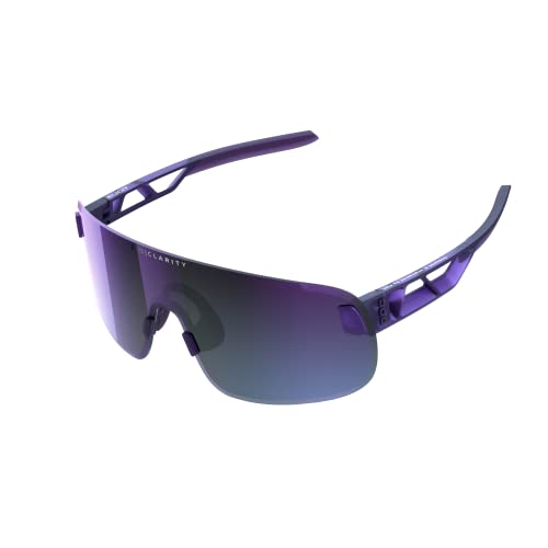 POC Elicit Sonnenbrille - Leichte und rahmenlose Sportbrille für hervorragenden Schutz und top Performance-Eigenschaften, Sapphire Purple Translucent von POC