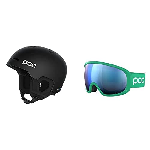 POC Fornix MIPS - Leichter Ski- und Snowboardhelm für einen optimalen Schutz auf der Piste+ Fovea Clarity Comp Ski- und Snowboardbrille von POC