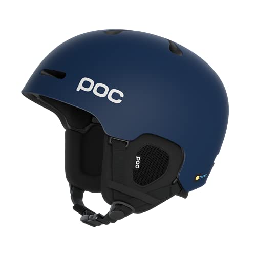 POC Fornix MIPS - Leichter Ski- und Snowboardhelm für einen optimalen Schutz auf der Piste, bei Skitouren und Freeriden, Lead Blue Matt, XS-S (51-54cm) von POC